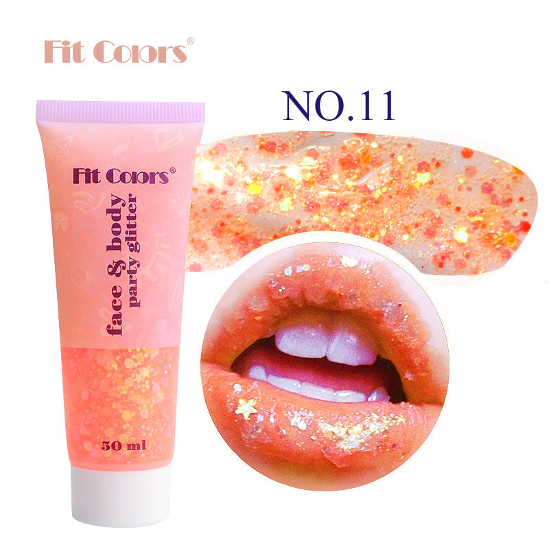 Wholesale Mermaid Scale Face Body Lip Sequins Eye Shadow Colorful Sequins