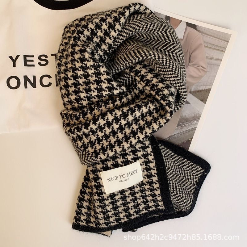 Wholesale Winter Knitted Atmosphere Cute Scarf