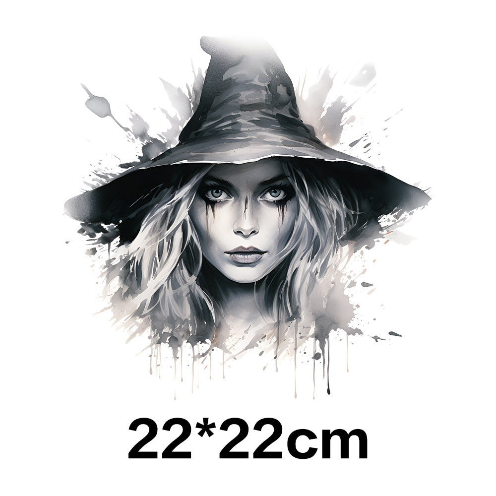 Wholesale 10pcs Halloween Black and White Horror Series UV DTF Ready to Press Transfers Wraps