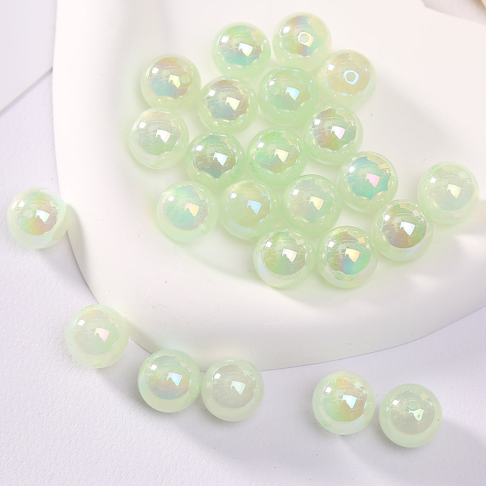 Wholesale 10pcs/pack Acrylic Mapei Luminous Mermaid Beads