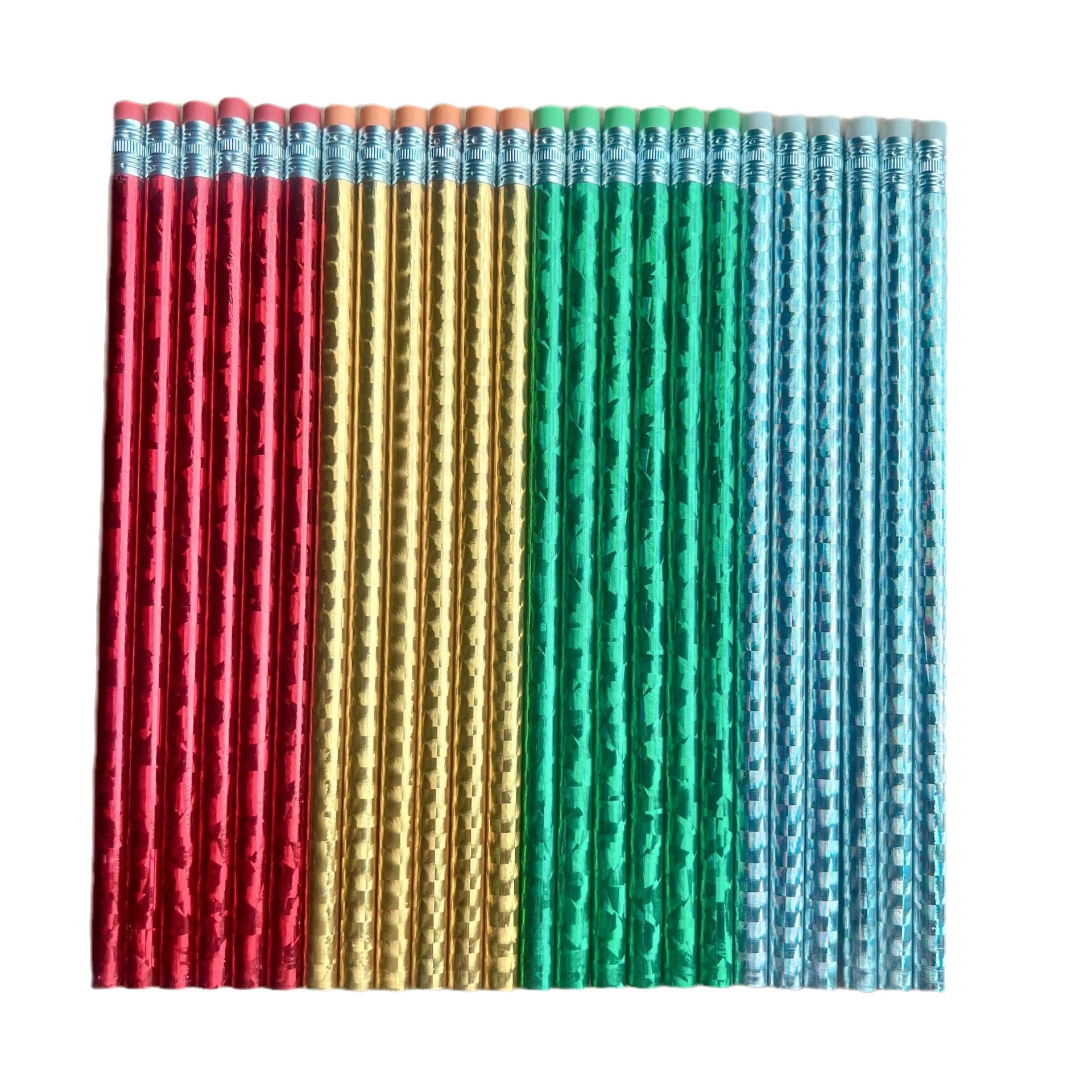 Wholesale of 100pcs/pack Colorful Round Wooden Holiday Pencils