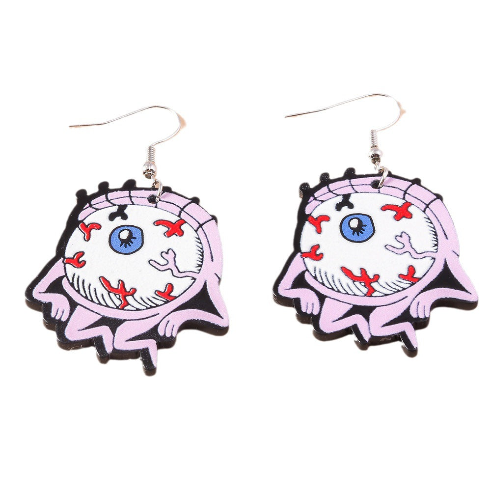 Wholesale Christmas Elk Bell Bow Santa Heart Snowflake Asymmetrical Penguin Earrings