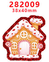 Wholesale Random 30pcs Christmas Cartoon Series Acrylic Flatback