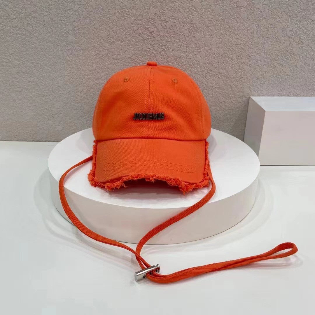 Wholesale retro all-match peaked cap sun protection sun hat drawstring