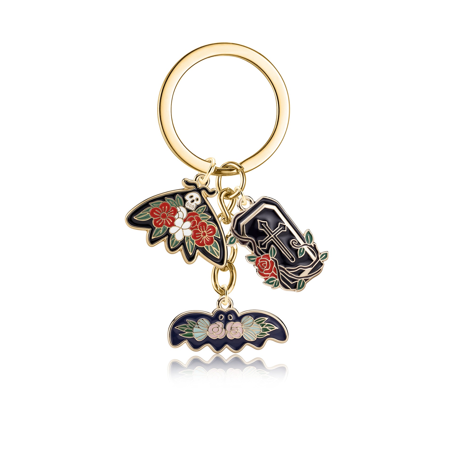 Wholesale  Cartoon Alloy Keychain Bag Charm Cute Decorative Accessory Gift For Party Favors