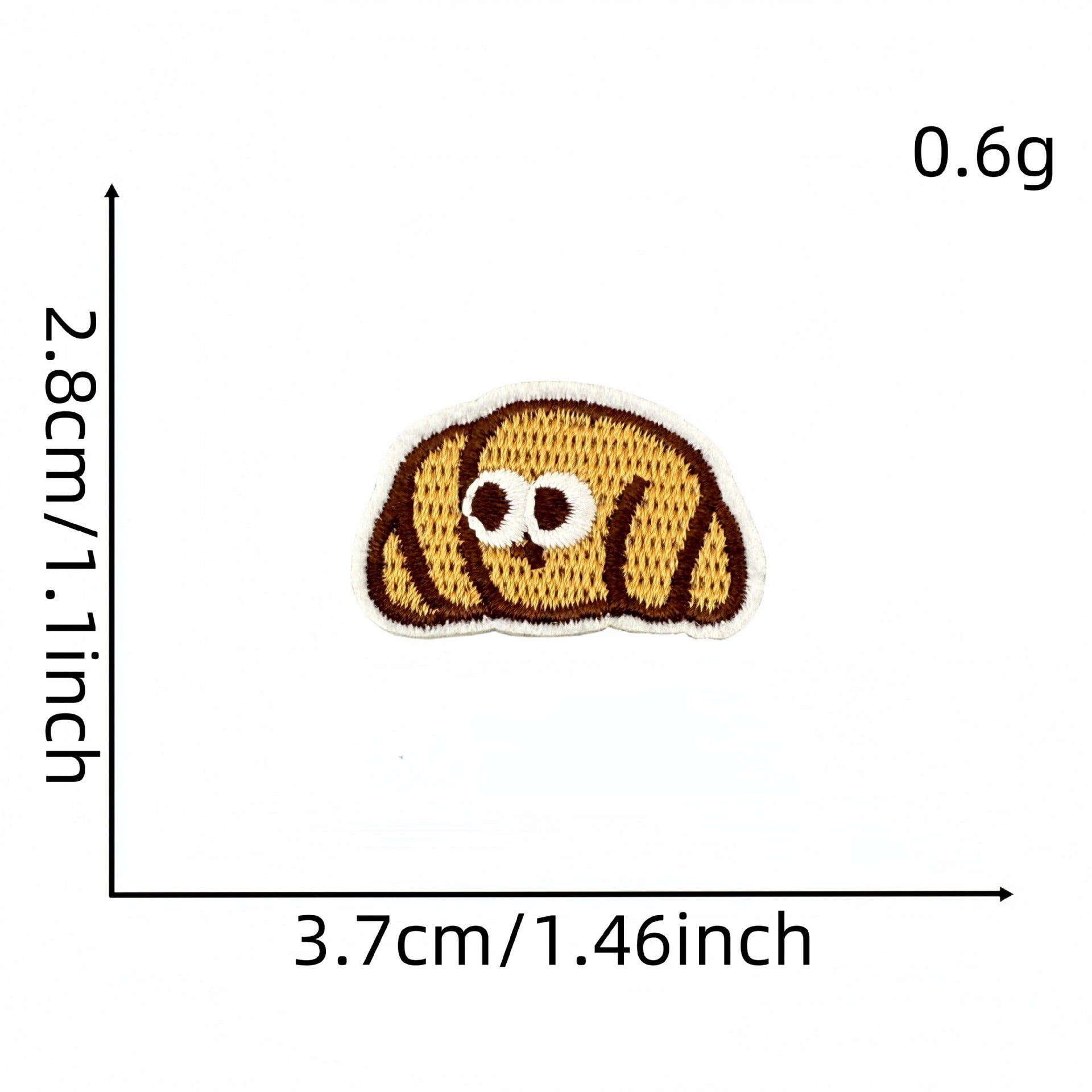 Wholesale Fashion Cartoon Food Embroidered Cloth Patches Cute Milk Tea Bread Design Sew On Decorative Clothing Accessory