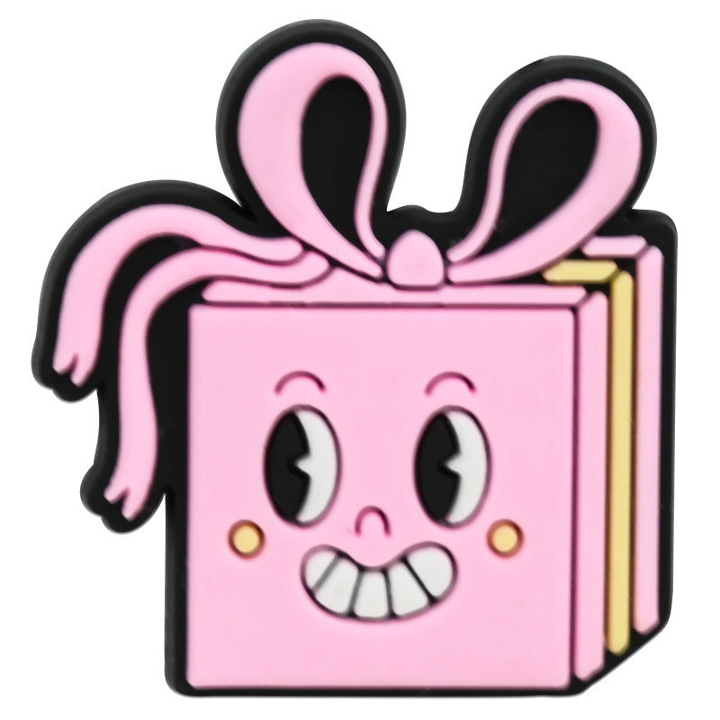 Wholesale Random 100pcs Valentine' s Day series diverse cartoon Croc Charms