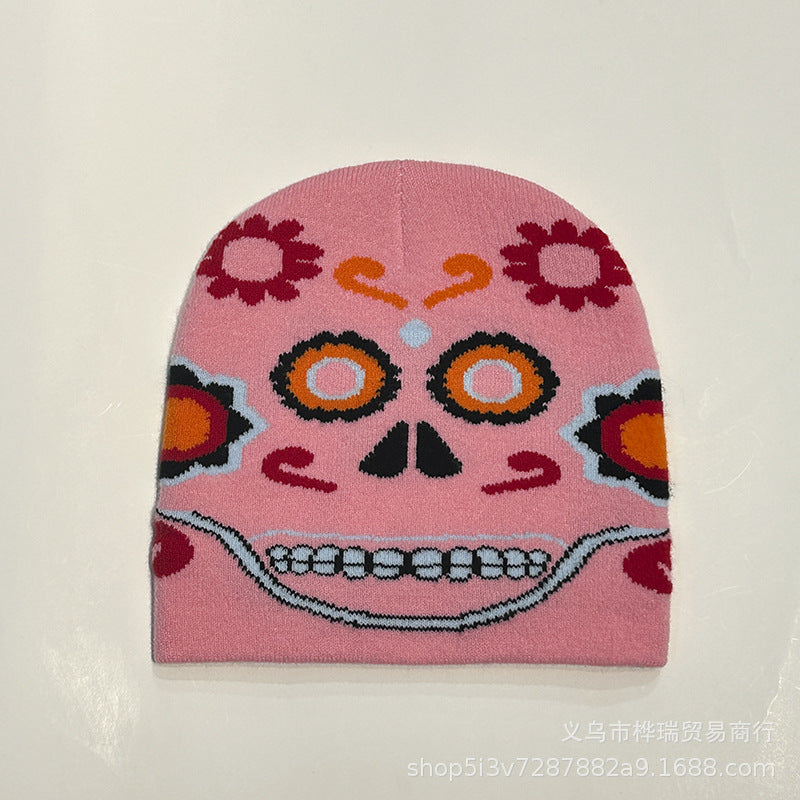 Wholesale Mexican Skeleton Hair Hat Knitted Hat