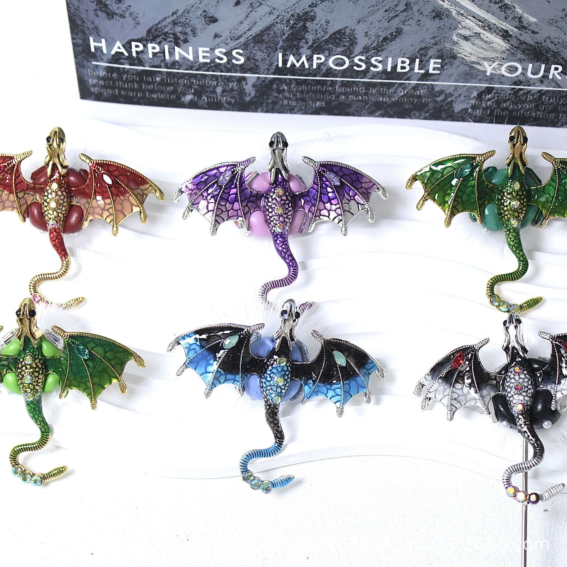 Wholesale Dragon Soft Clay Diamond Animal Accessories Beads