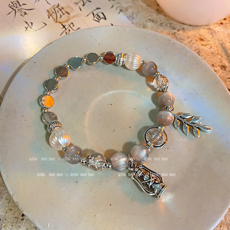 Wholesale titanium steel female niche all-match light luxury high-end lovers bracelet