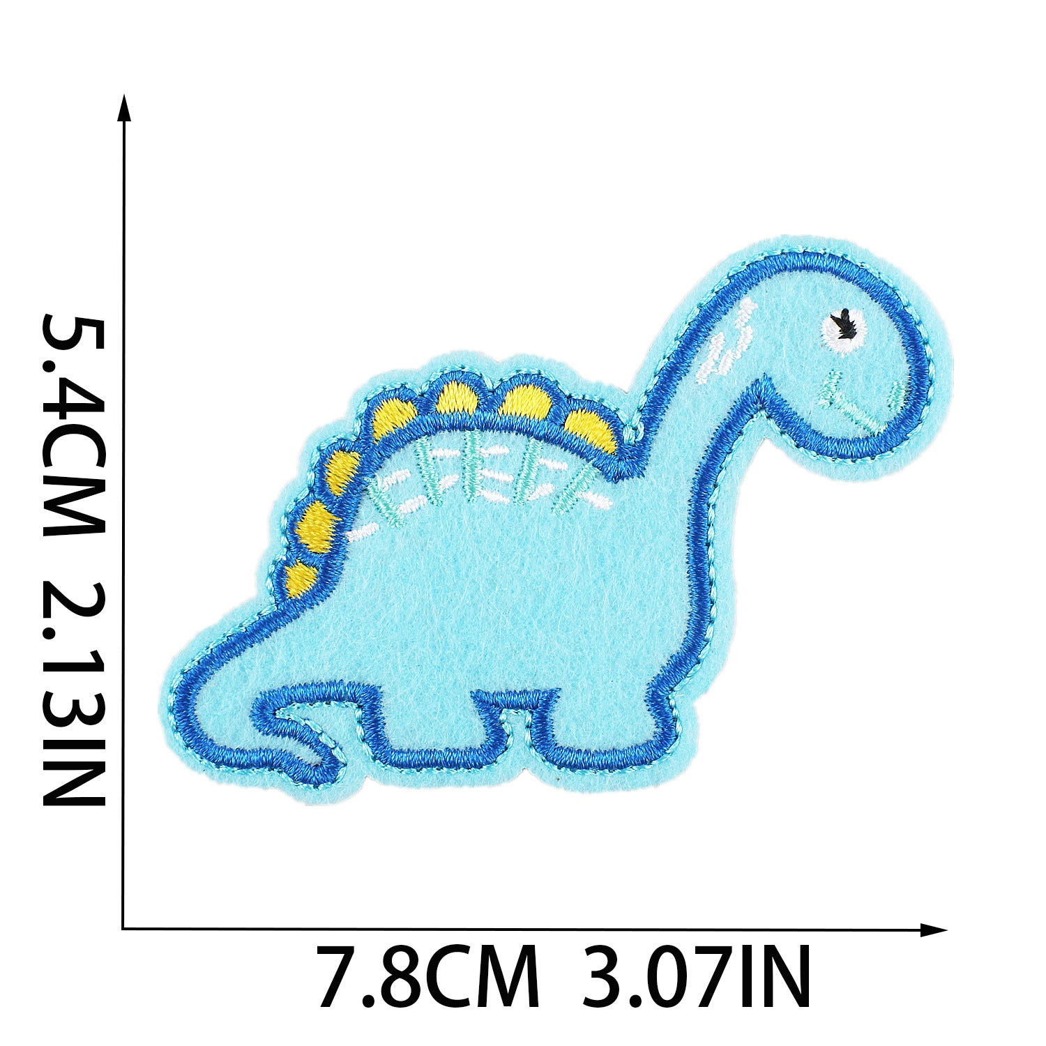 Wholesale Cute Cartoon Dinosaur Embroidery Patch Dino Sew On Applique For Clothing DIY Craft Boutique Resale Gift
