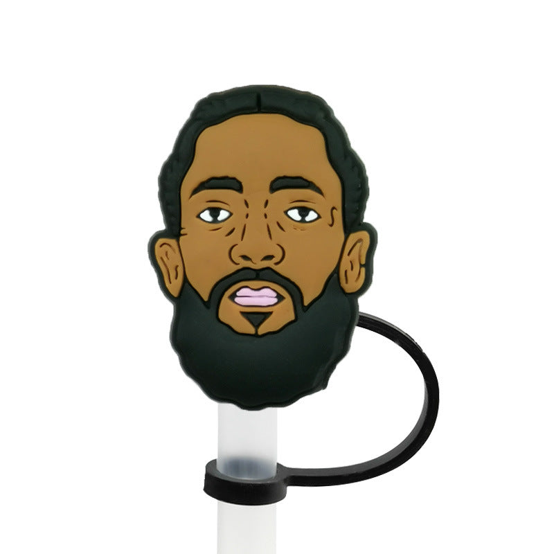 Wholesale 10PCS Street Culture Straw Set Silicone Dust Stopper Straw Tube Cap