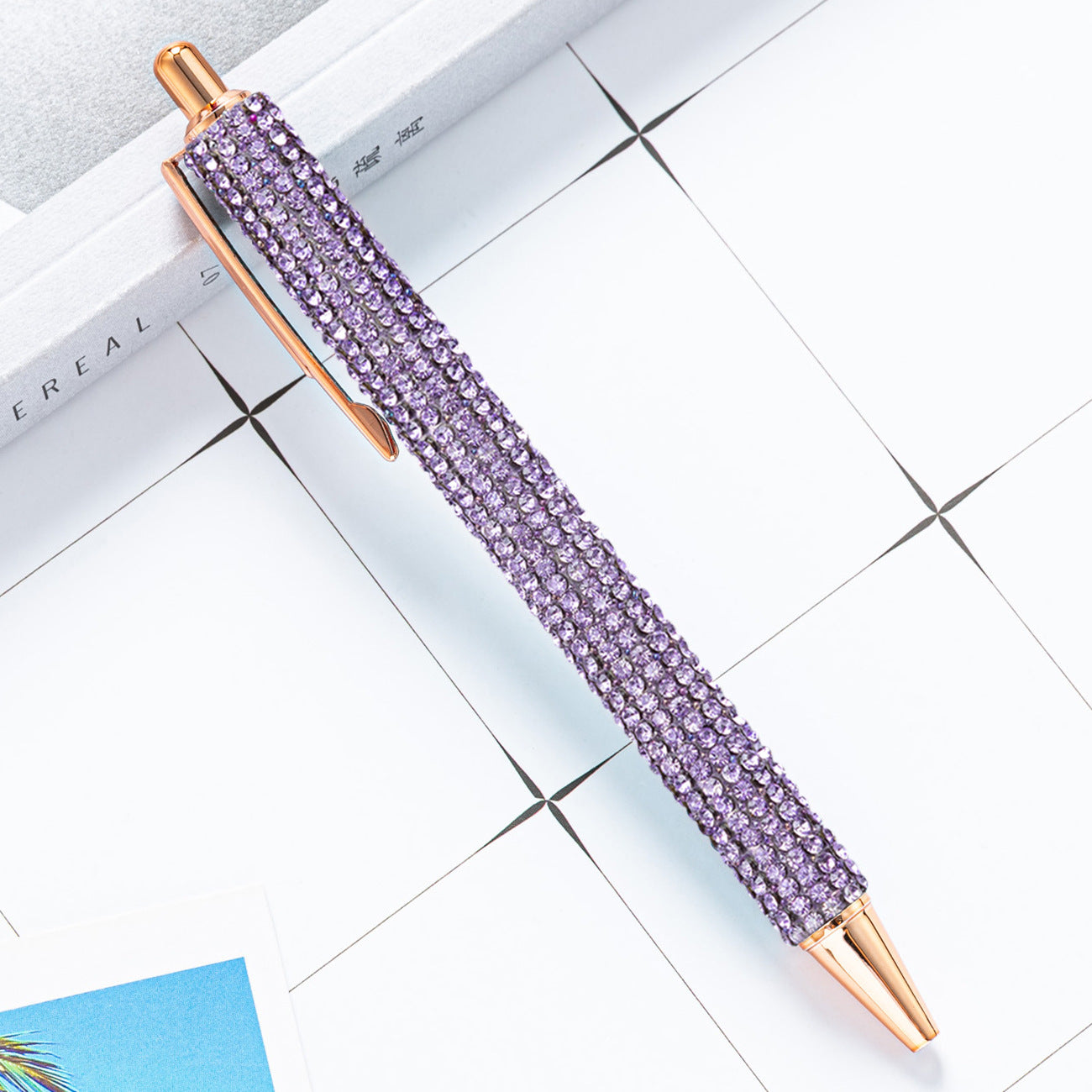Wholesale Pressing Rhinestone Metal Pens