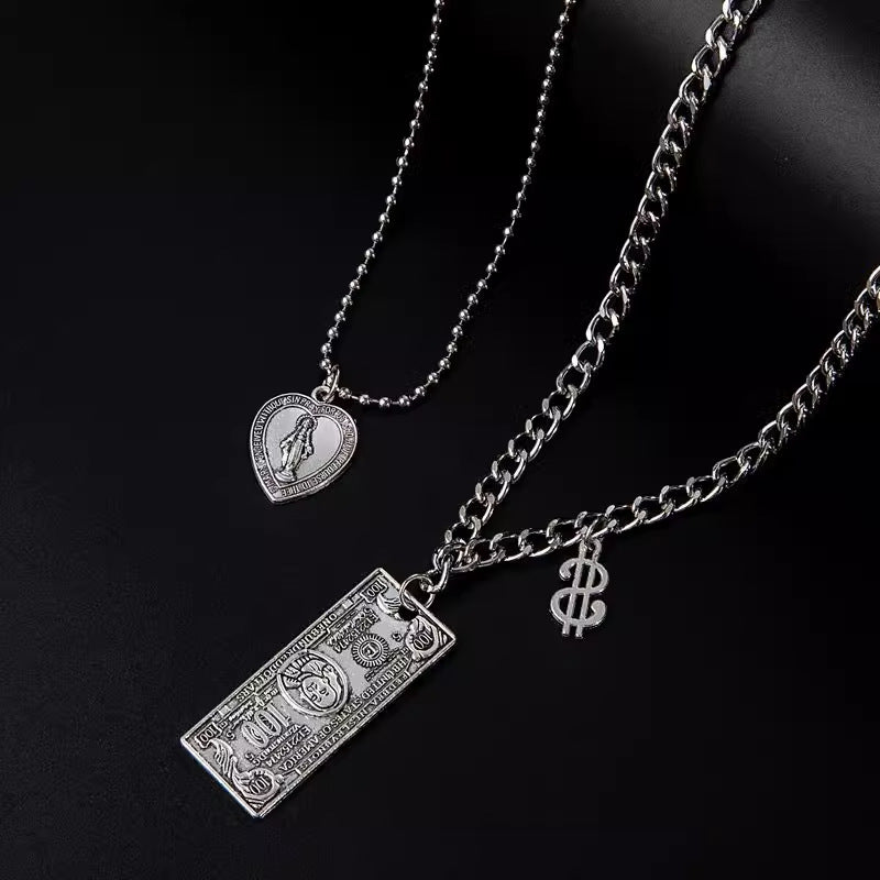 Wholesale Double Layer Simple Necklace