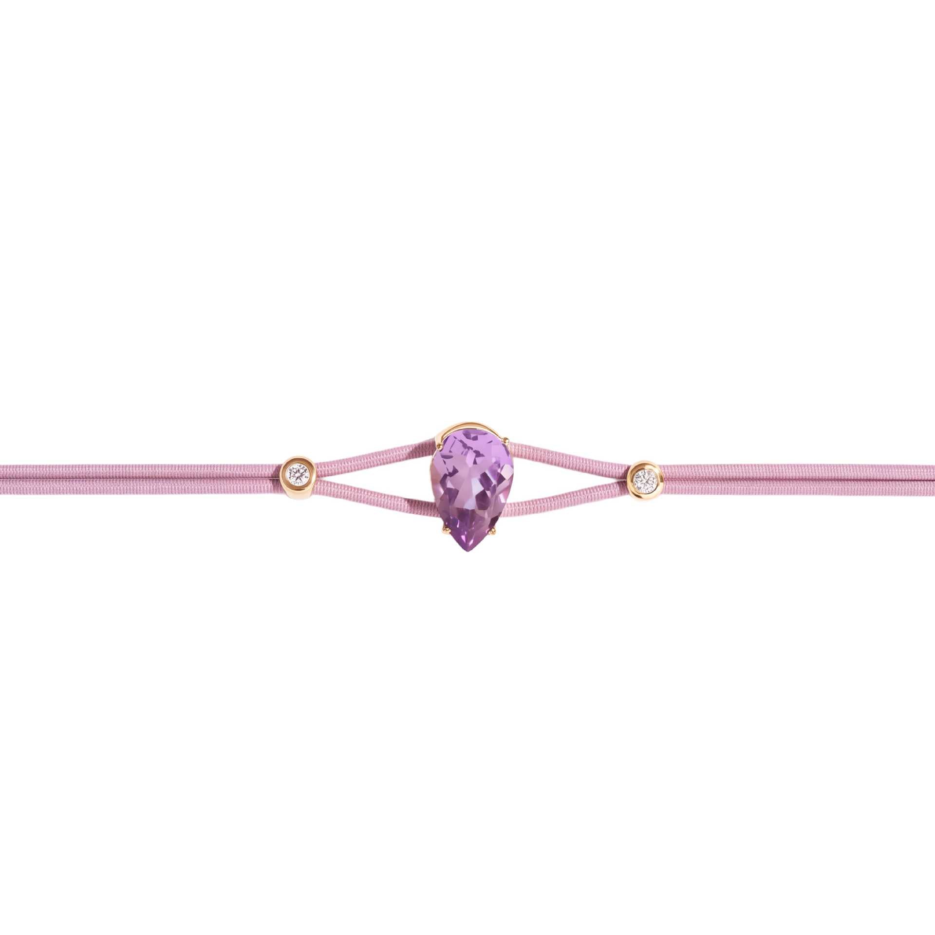 Wholesale Geometric Crystal Double Strand Elastic Bracelet For Women Everyday Fashion Accessory