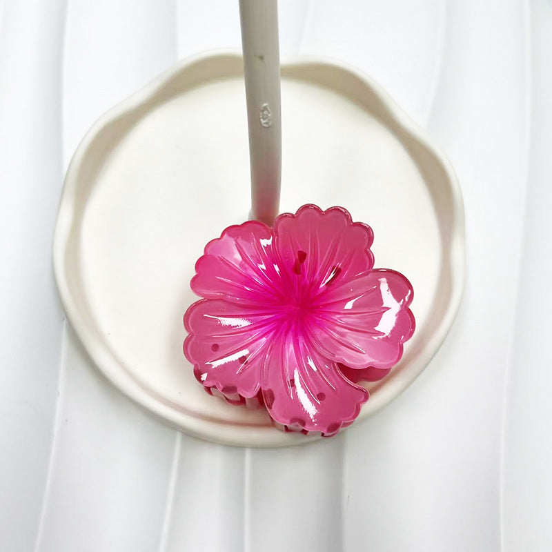 Wholesale Curly Flower Women's Fashion High-end Women's Shark Clip Hair Accessories