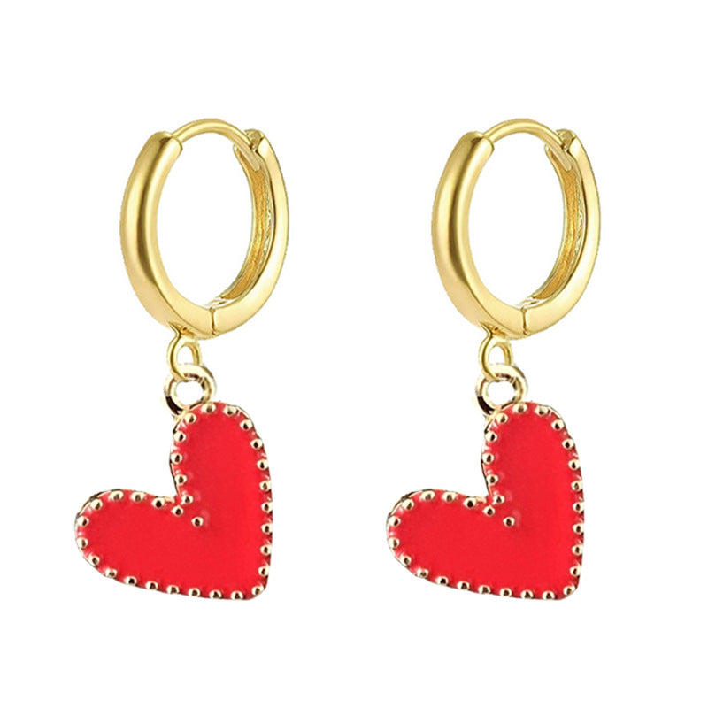Wholesale   2pairs/pack  Valentine' s Day  Heart Xoxo Earrings
