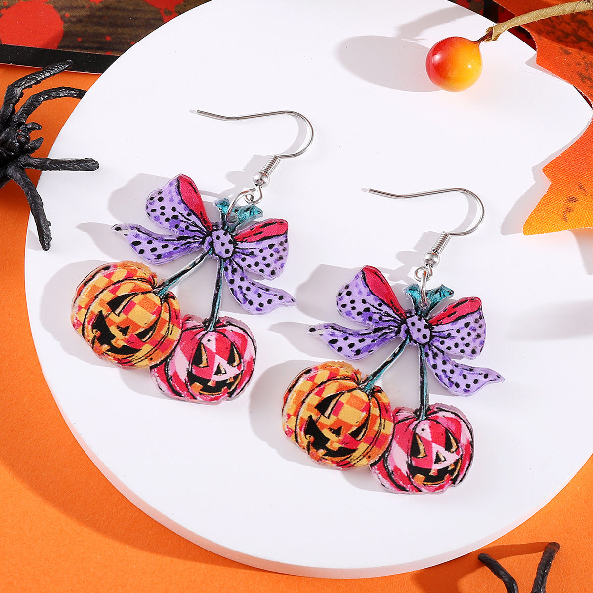 Wholesale  Acrylic Gothic Style Funny Pendant Earrings