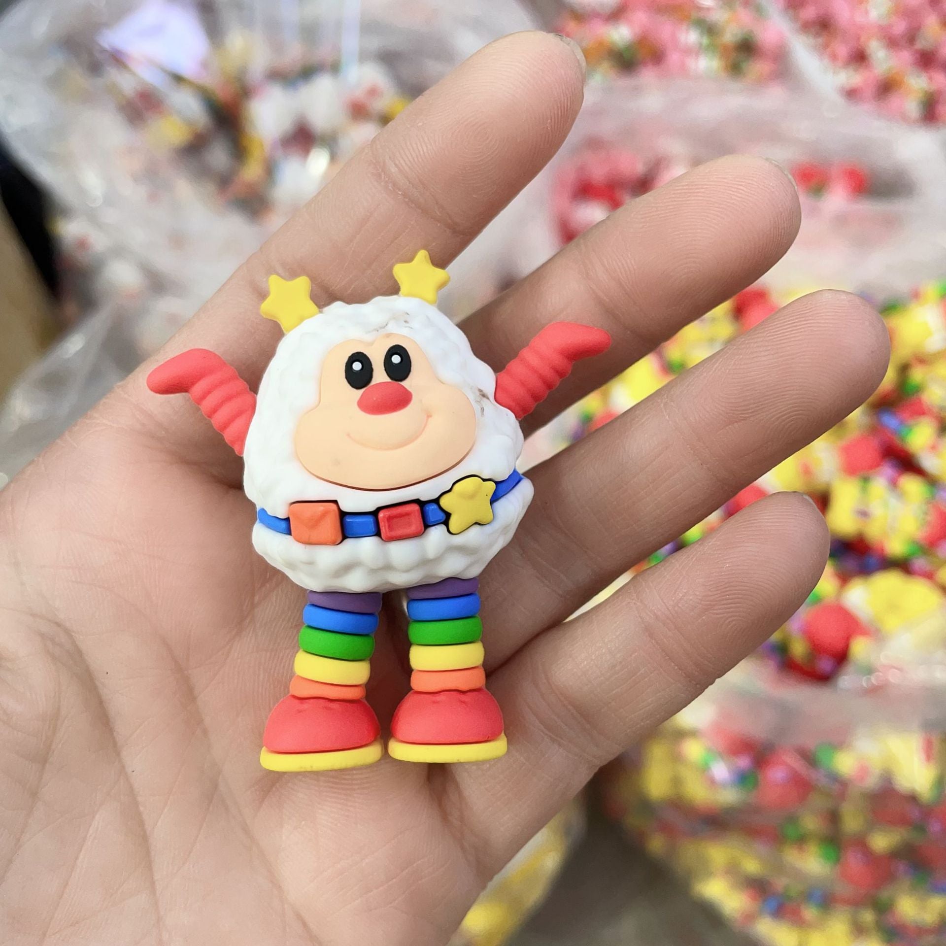 Wholesale Mixed batch live streaming hot selling soft rubber strawberry little girl DIY bead OLY Exclusive