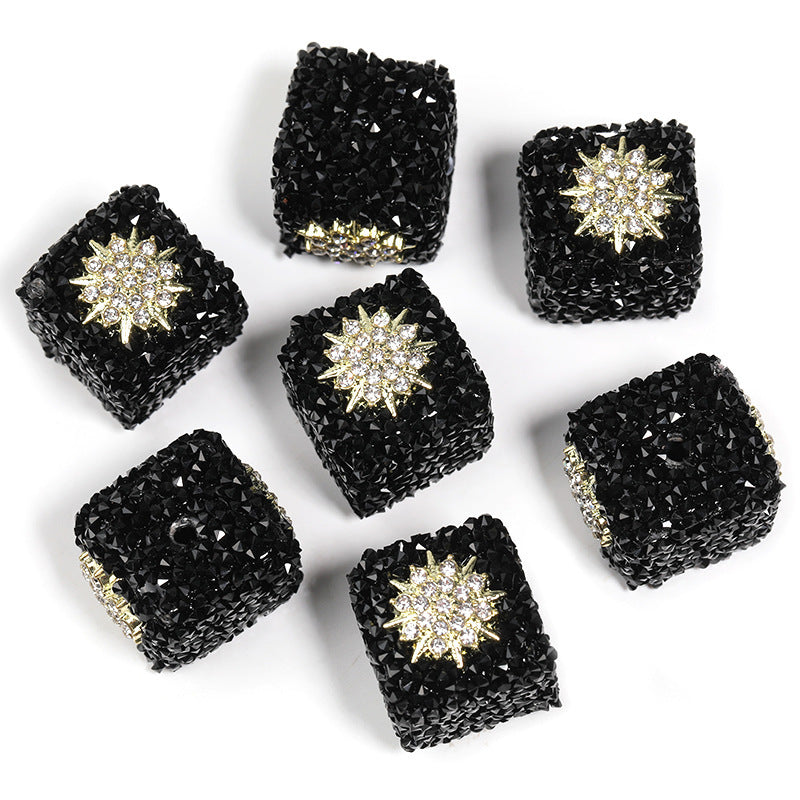 Wholesale  5pcs Colorful soft candy double-sided heart bow Acrylic Beads