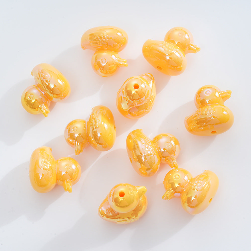 Wholesale 10pcs Duck Beads DIY Jewelry Accessories Vertical  Beads