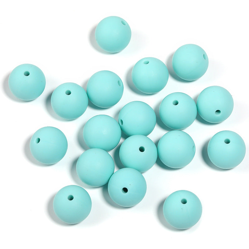 Wholesale Random 50pcs/pack  Silicone multi-color beads