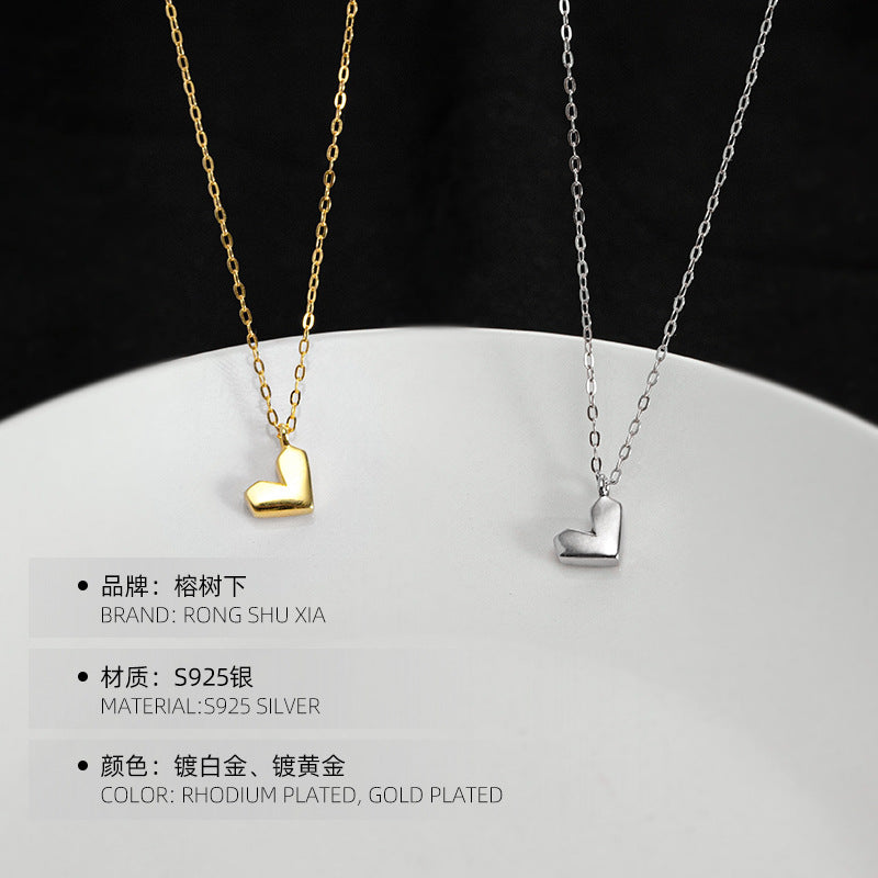 Wholesale S925 Silver Love Pendant Necklace