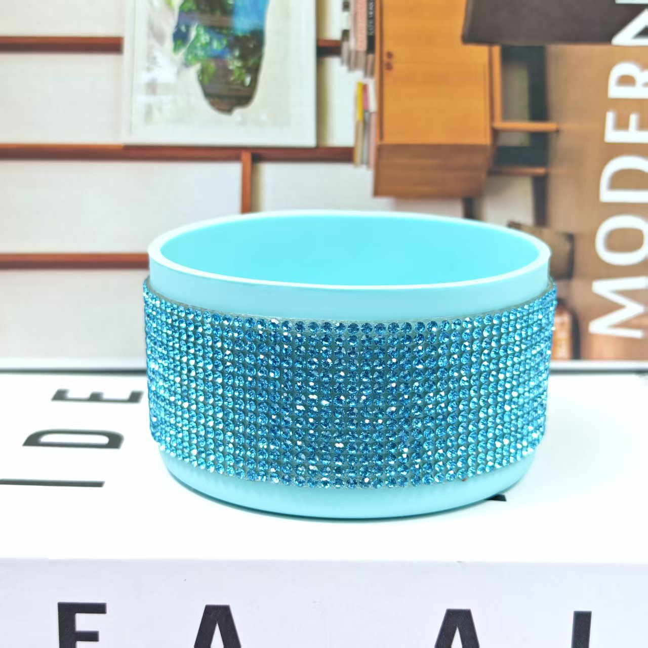 Wholesale Sparkling Diamond Silicone Cup Sleeve  Cup Accessories