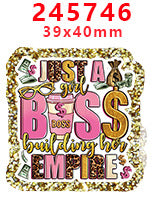 Wholesale Random 30pcs Western style leopard print letter cartoon Acrylic Flatback