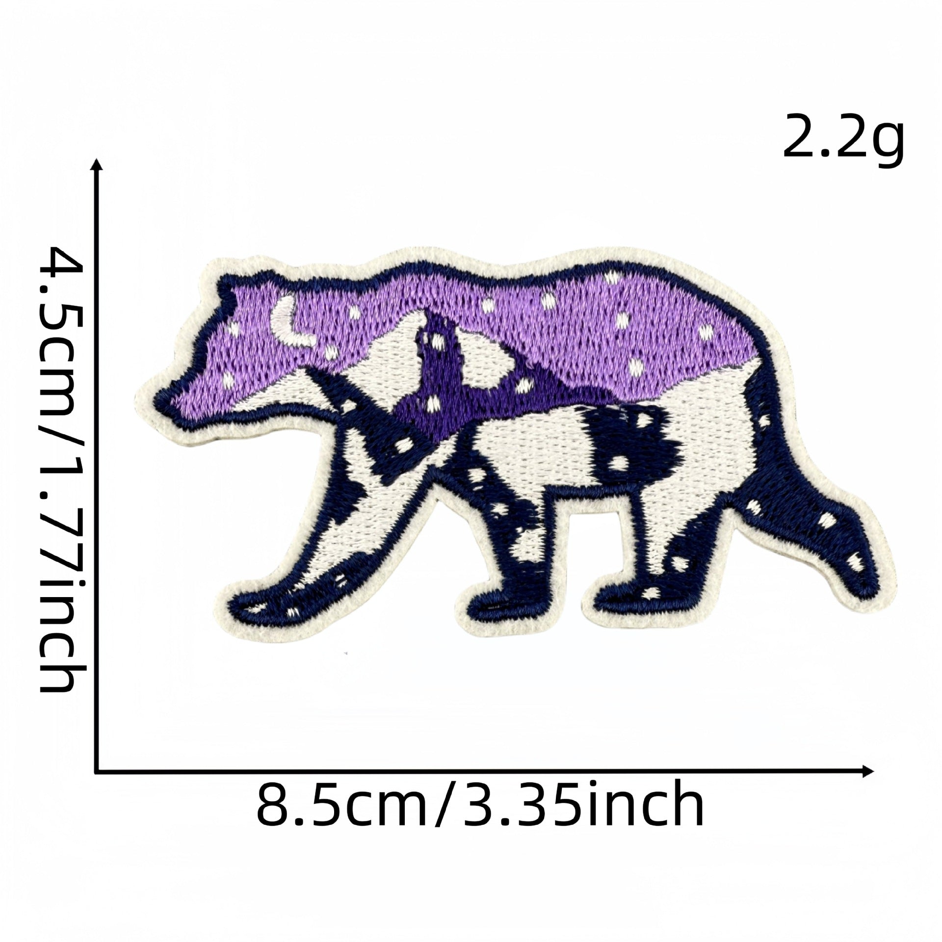 Wholesale Animal bear cloth patch embroidery patch accessories