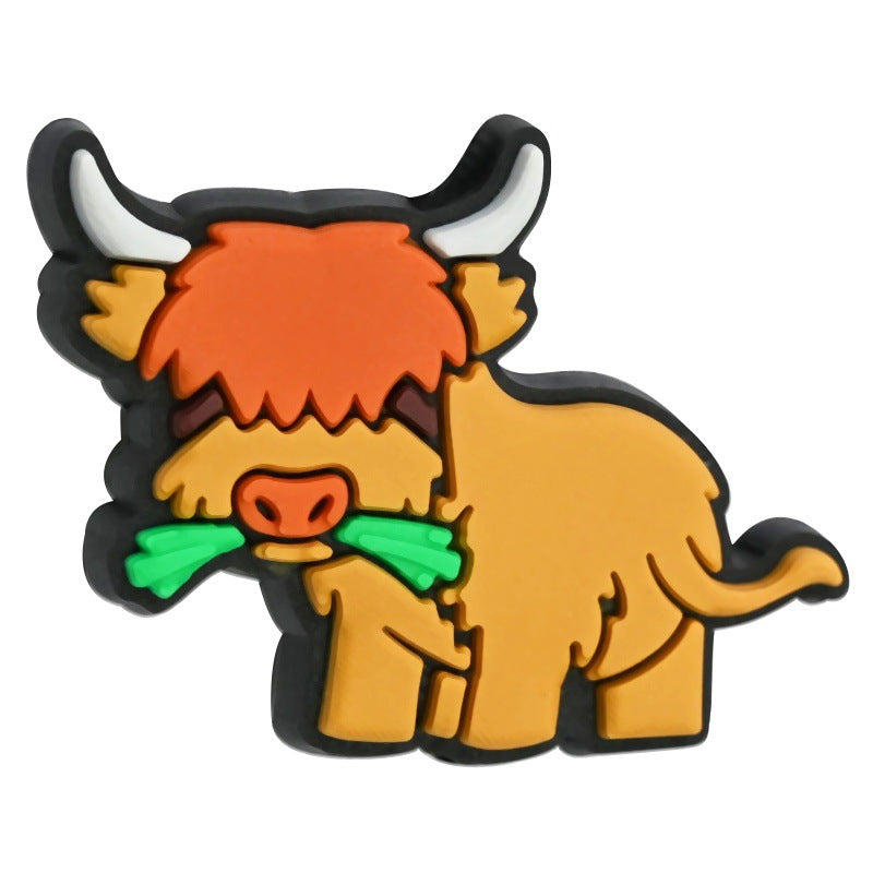 Wholesale  Random 100pcs/pack  Cartoon calf bead  Focal Beads