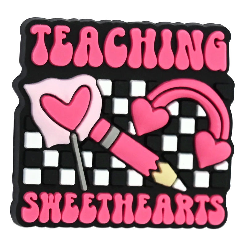 Wholesale Random 100pcs Student School Teacher' s Day Beads Focal Beads