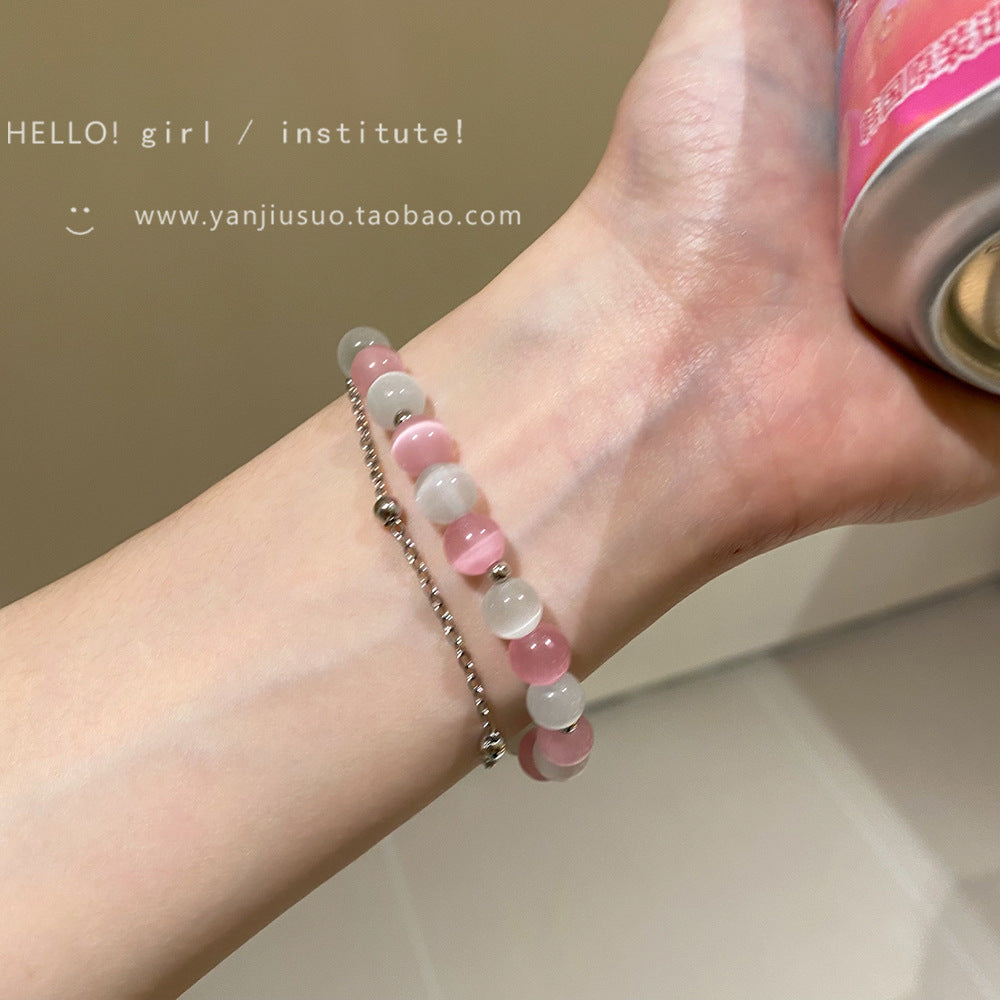 Wholesale Niche Slub Metal Bracelet