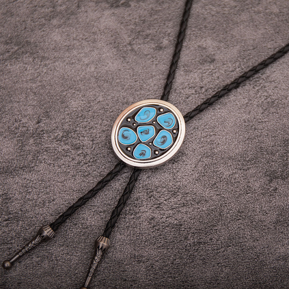 Wholesale Personality Pattern Alloy Accessories Polo Tie Collar Necklace