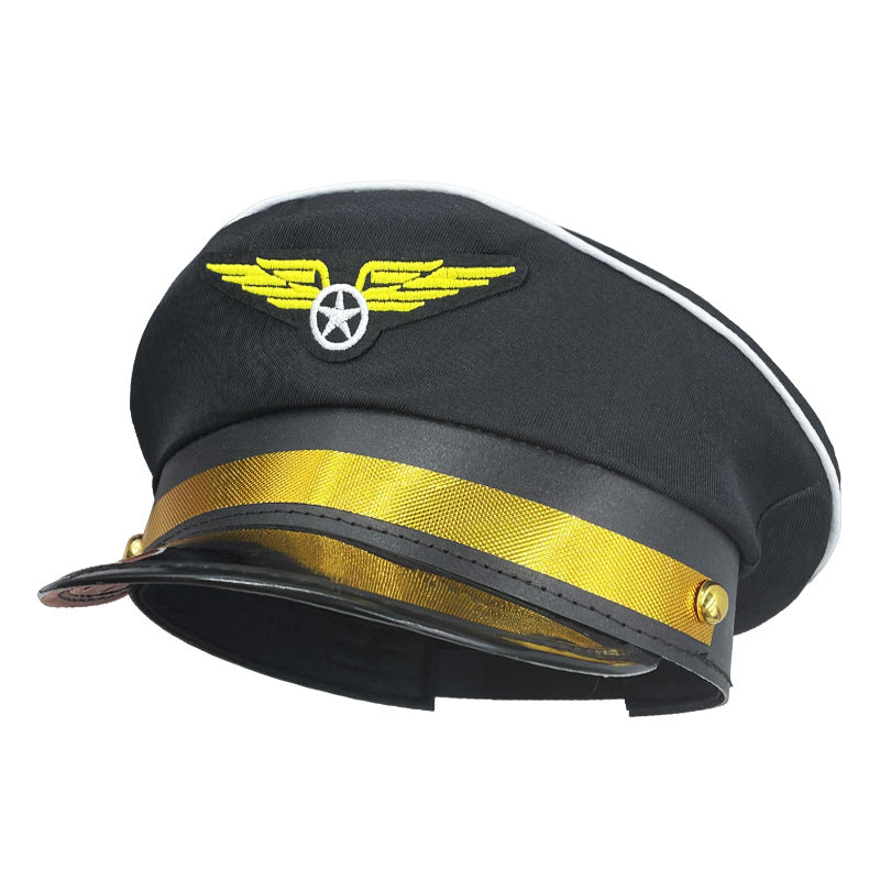 Wholesale Polyester Props Flight Cap Captain Cap
