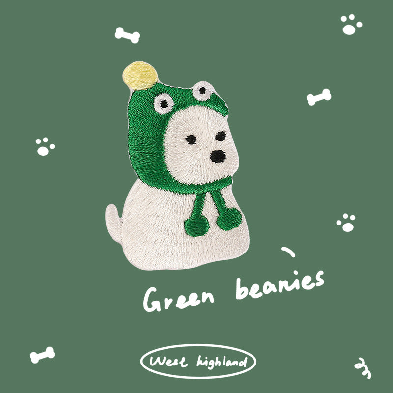 Wholesale CuteDog Embroidery Sticker  DIY Patches