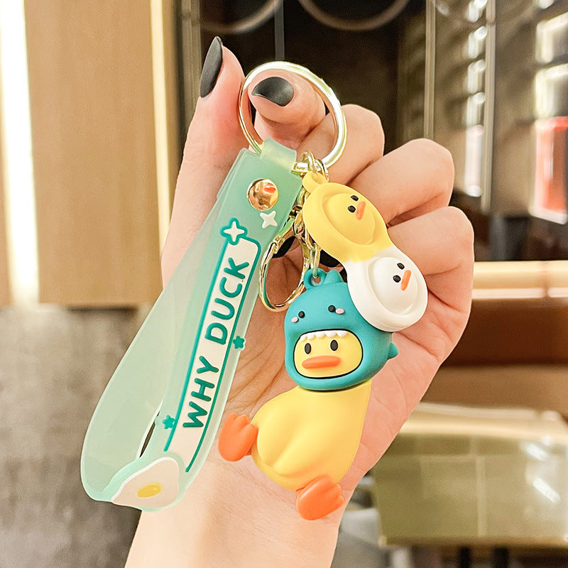 Wholesale Crooked Duck Pvc Keychain