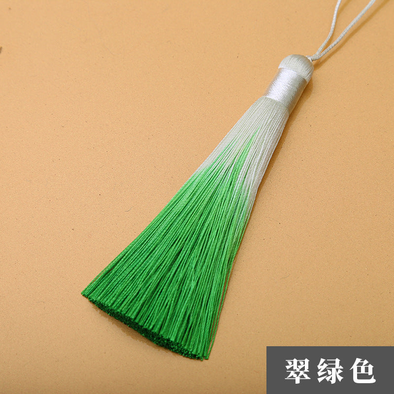 Wholesale Small Gradient Dye Tassel Vertical Decorative Pendant