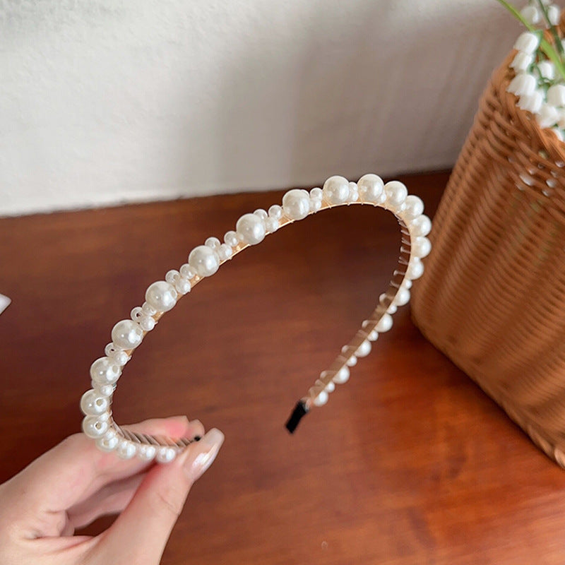 Wholesale Retro and high-end summer all-match pearl headband