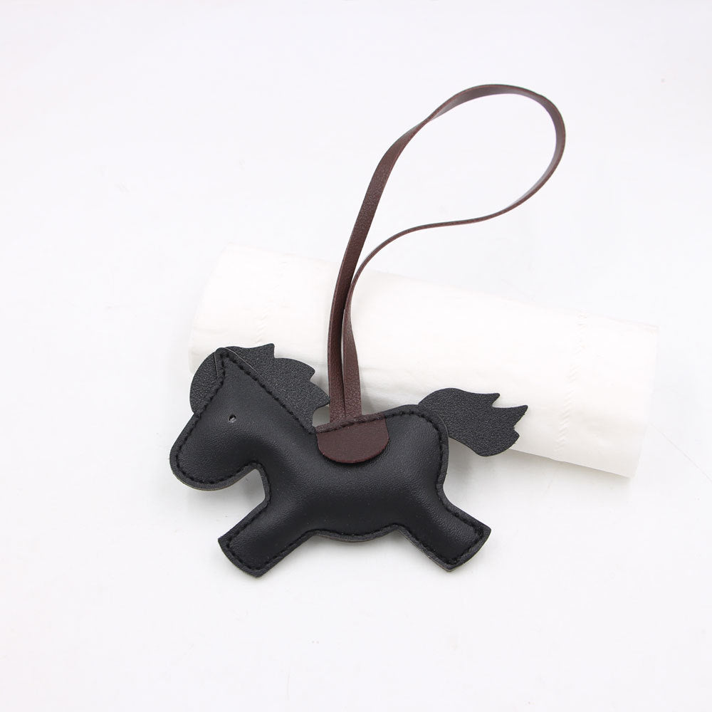Wholesale Red Artificial Leather Pony Bag Charm Trendy Fashion Accessory For Bags Keys Boutique Resale Gift