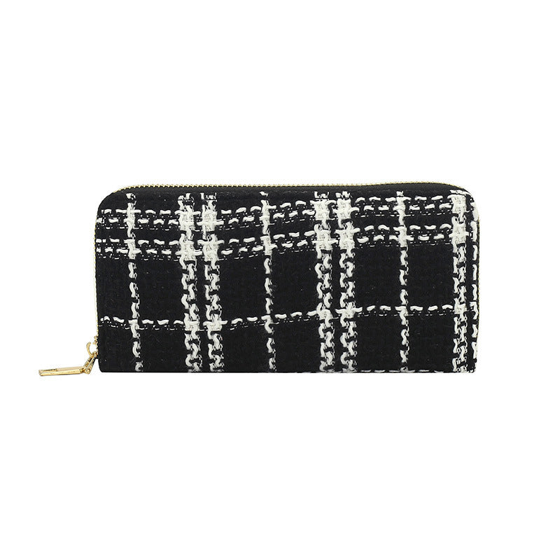 Wholesale Cotton and Linen Single Pull Women's Wallet