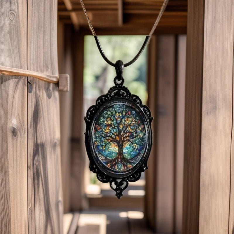 Wholesale Thorns and Aurora Key Rose Butterfly Cartoon Cat Necklace