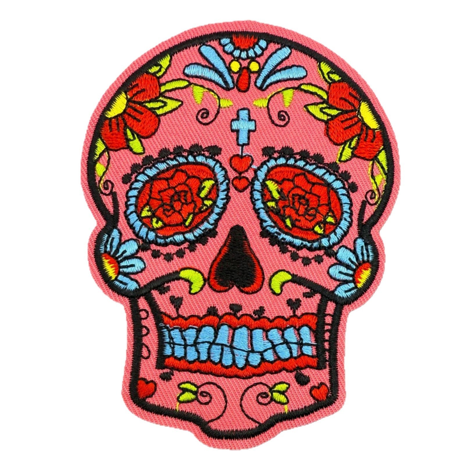 Wholesale Cartoon Punk Skull Embroidery Cloth Patch