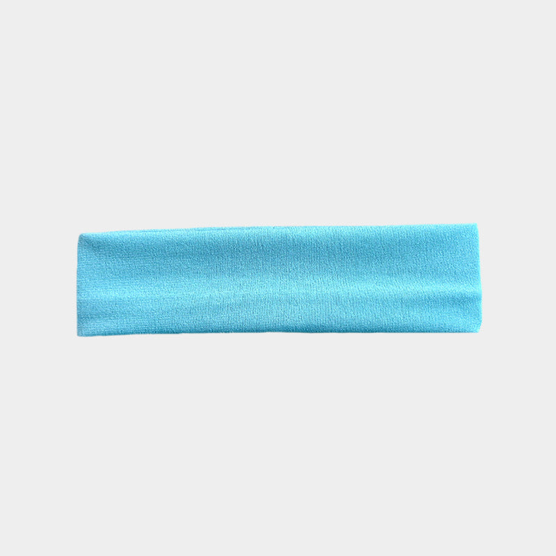 Wholesale popular solid color high elastic headband yoga sports hair band hair accessories sweat-absorbent headscarf headdress wide edge headband