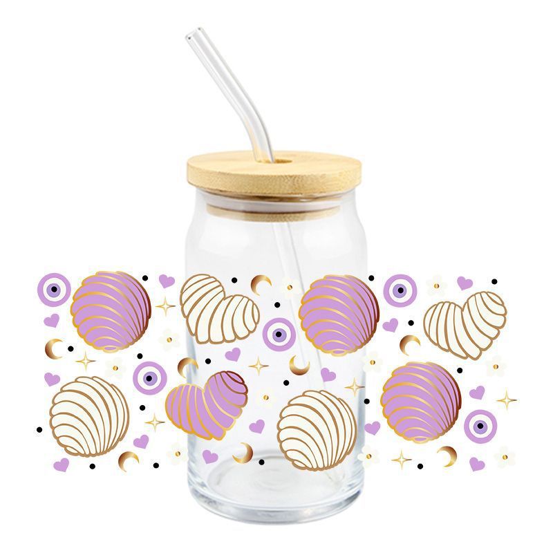 Wholesale 5pcs Devil' s Eye 16oz Cup UV DTF Wraps