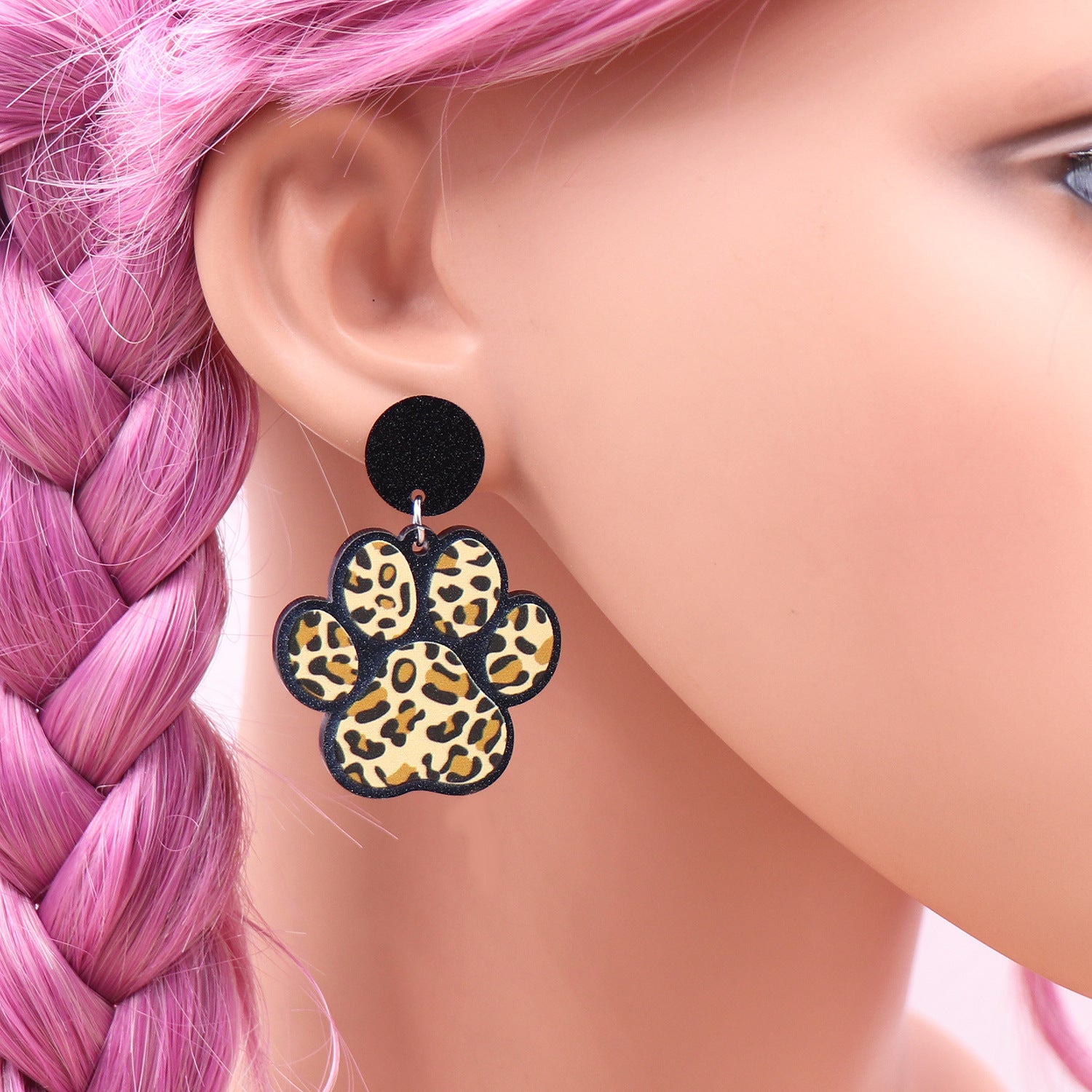 Wholesale Fashion Simple Acrylic Jewelry Stud Earrings