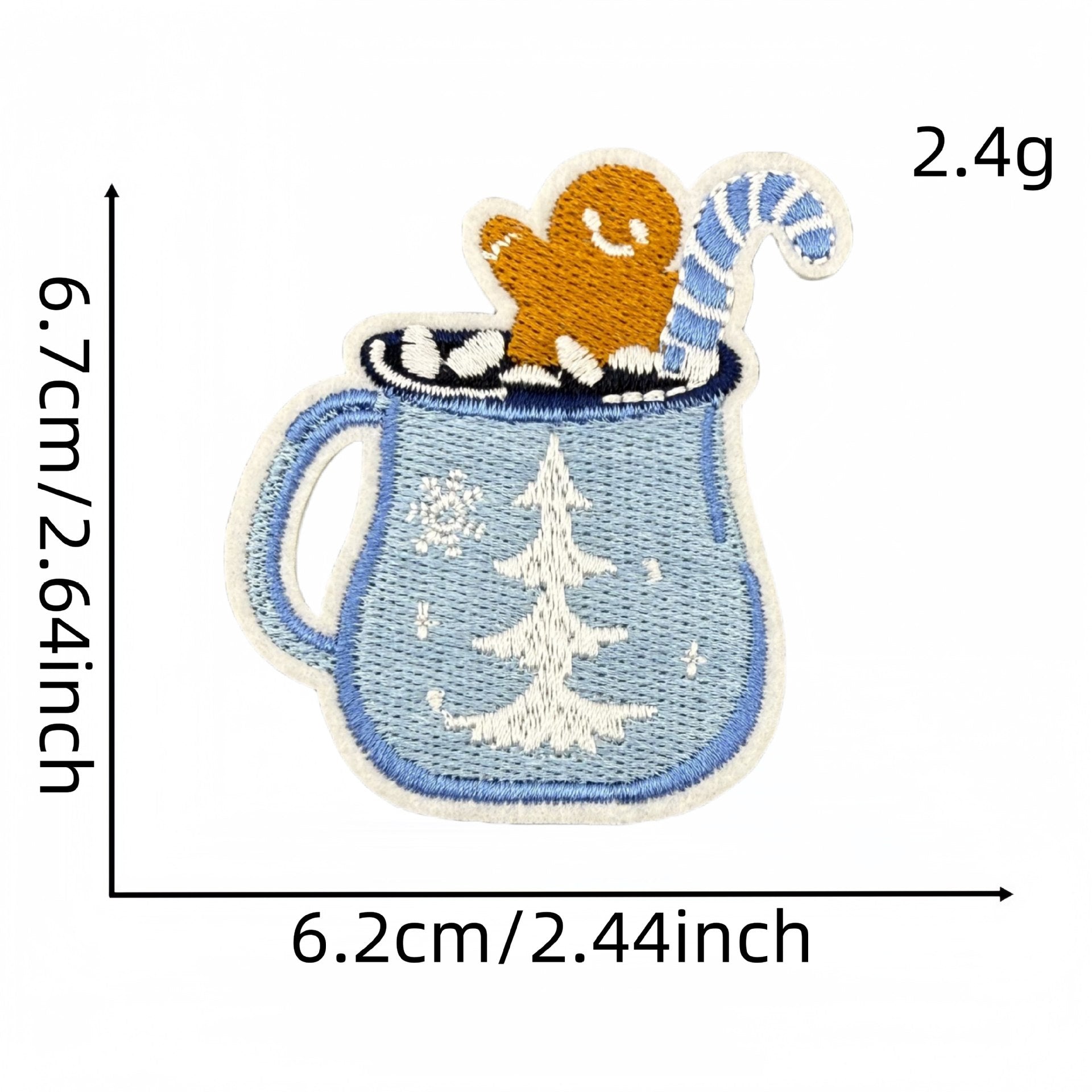 Wholesale Blue Snowflake Cartoon Penguin Animal Embroidery DIY Patches