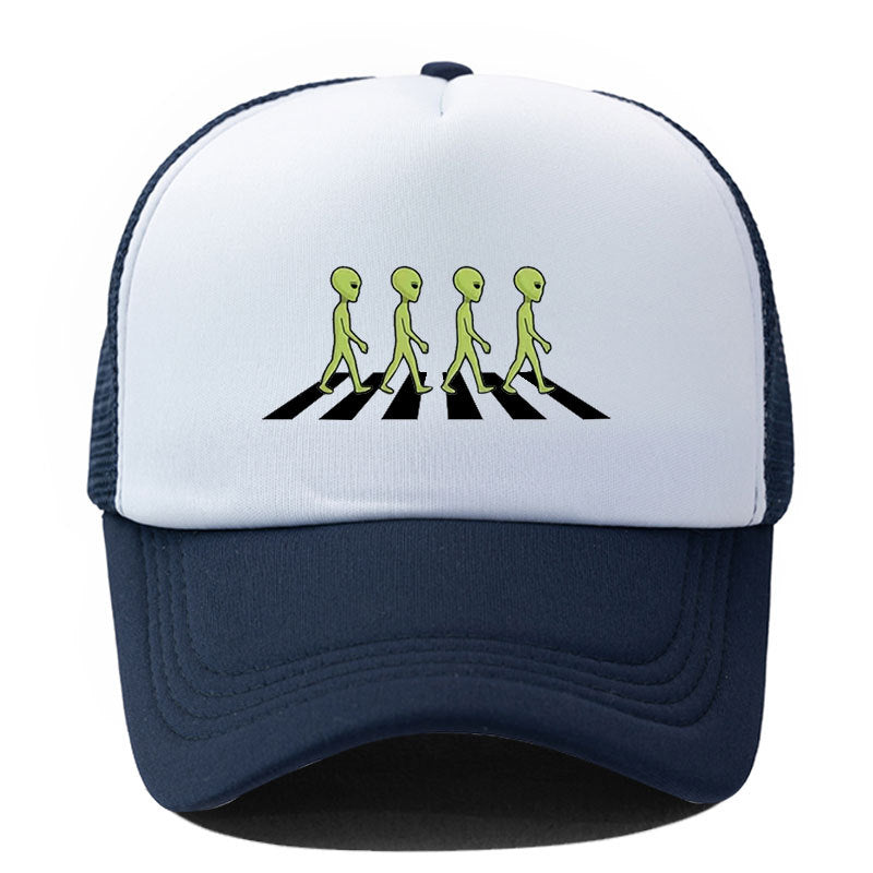 Wholesale Alien Print Sponge Soft Top Breathable Baseball Cap