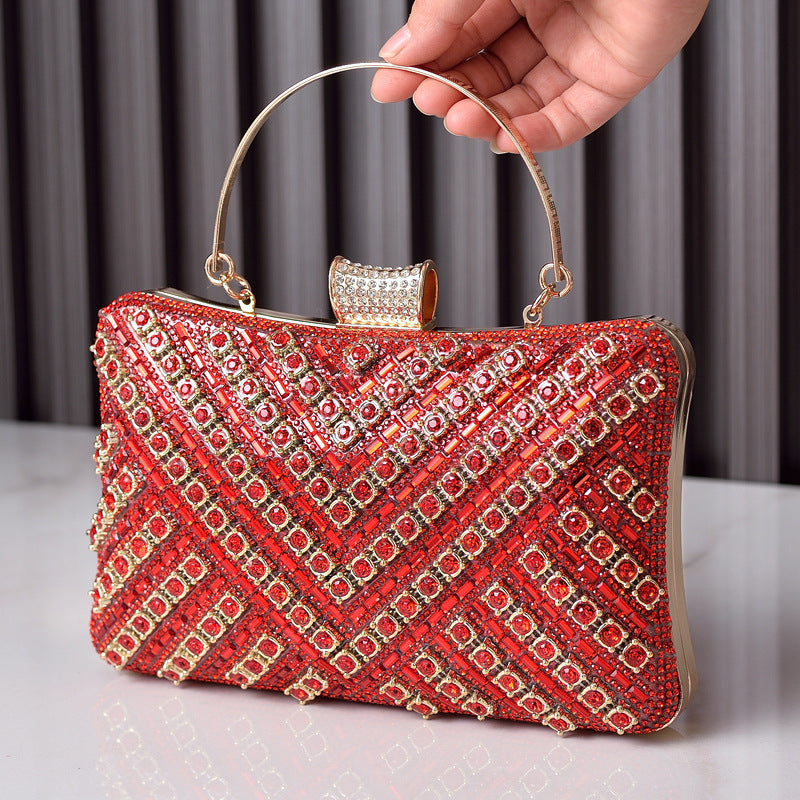 Wholesale Diamond Dinner Nylon Handbags