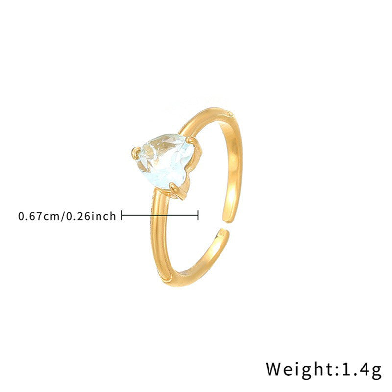 Wholesale Valentine's Day Love Stainless Steel Ring